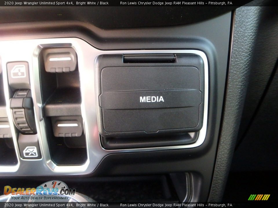 2020 Jeep Wrangler Unlimited Sport 4x4 Bright White / Black Photo #19