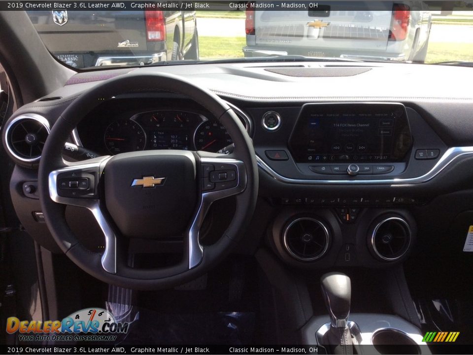 2019 Chevrolet Blazer 3.6L Leather AWD Graphite Metallic / Jet Black Photo #3