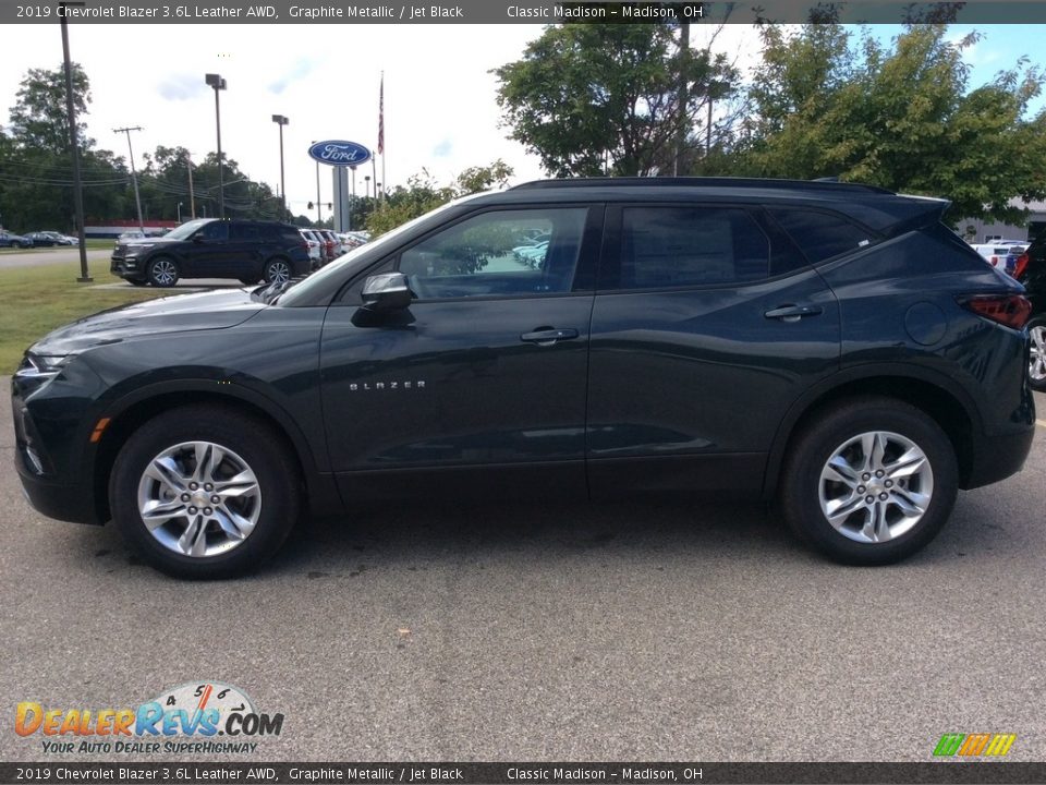 2019 Chevrolet Blazer 3.6L Leather AWD Graphite Metallic / Jet Black Photo #6