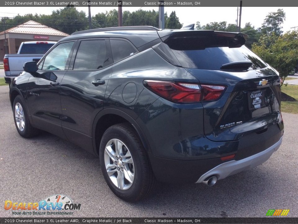 2019 Chevrolet Blazer 3.6L Leather AWD Graphite Metallic / Jet Black Photo #7