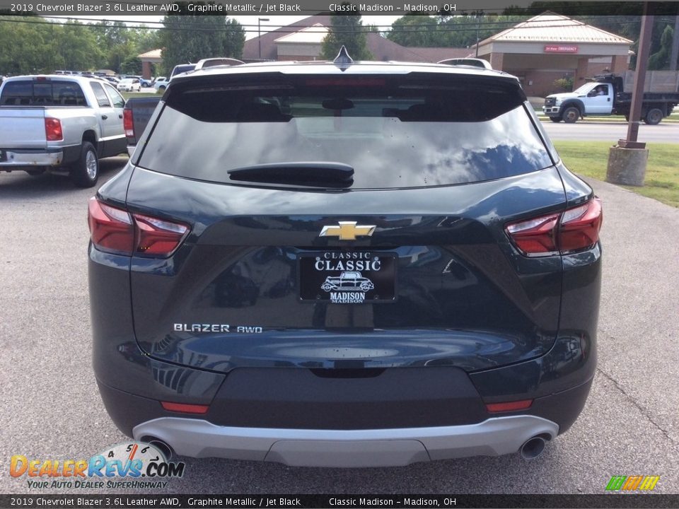 2019 Chevrolet Blazer 3.6L Leather AWD Graphite Metallic / Jet Black Photo #8