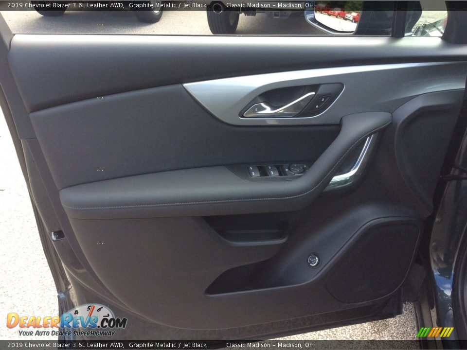 2019 Chevrolet Blazer 3.6L Leather AWD Graphite Metallic / Jet Black Photo #10