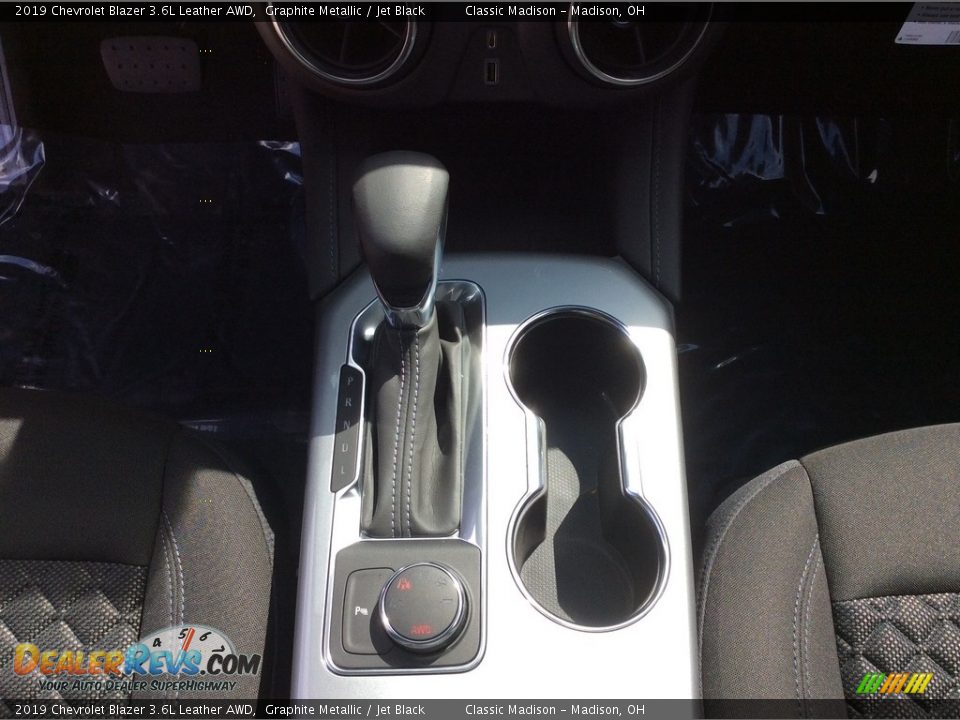 2019 Chevrolet Blazer 3.6L Leather AWD Graphite Metallic / Jet Black Photo #13