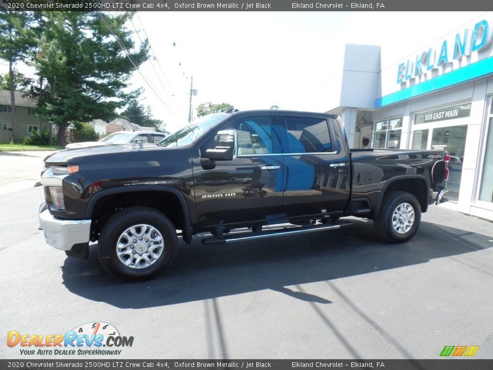 2020 Chevrolet Silverado 2500HD LTZ Crew Cab 4x4 Oxford Brown Metallic / Jet Black Photo #11