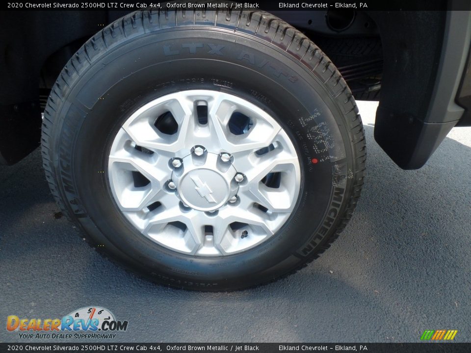2020 Chevrolet Silverado 2500HD LTZ Crew Cab 4x4 Oxford Brown Metallic / Jet Black Photo #12