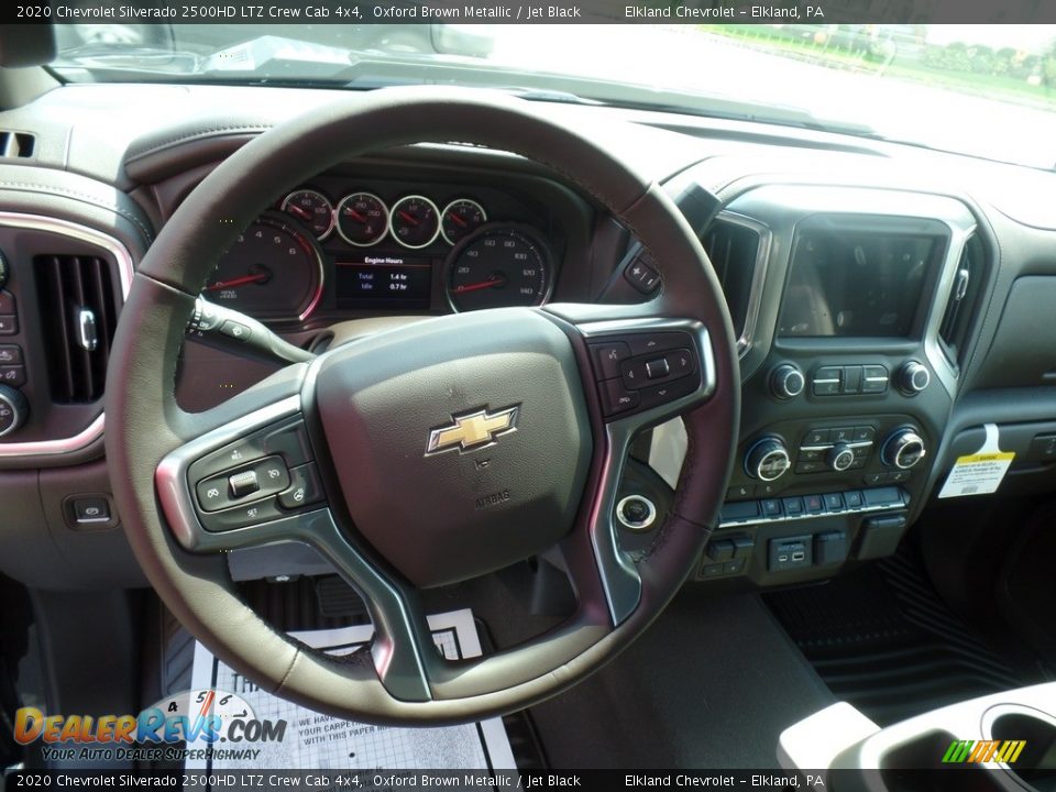 2020 Chevrolet Silverado 2500HD LTZ Crew Cab 4x4 Oxford Brown Metallic / Jet Black Photo #23