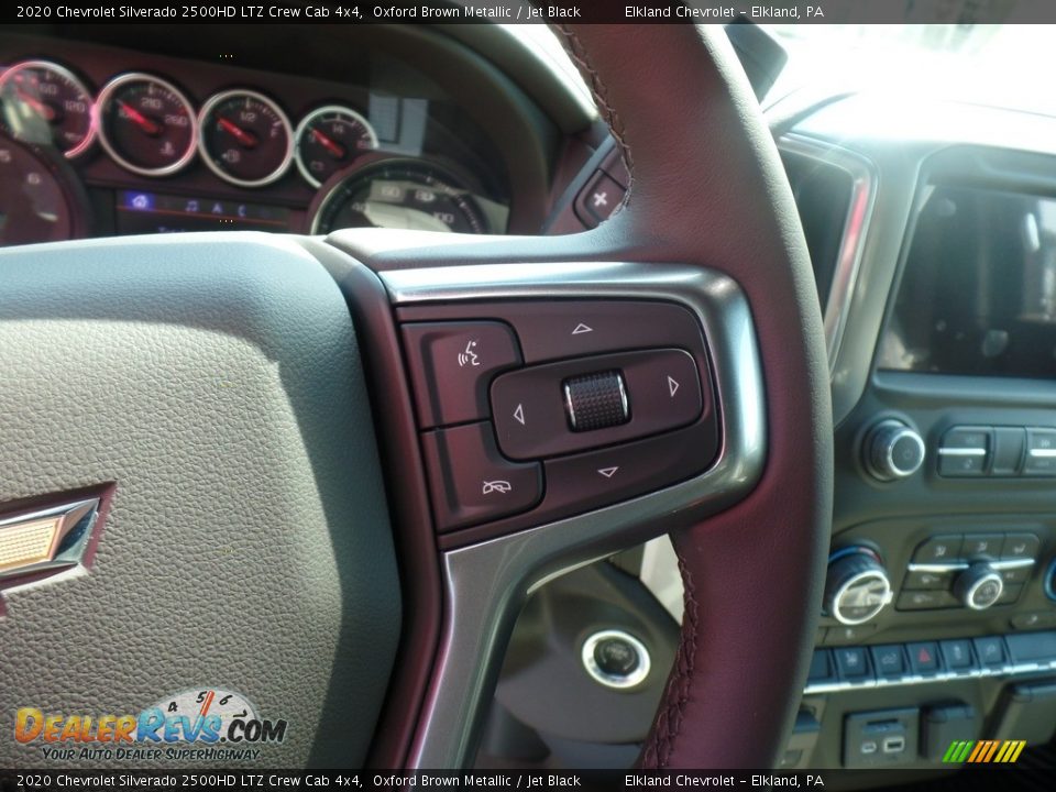 2020 Chevrolet Silverado 2500HD LTZ Crew Cab 4x4 Oxford Brown Metallic / Jet Black Photo #25
