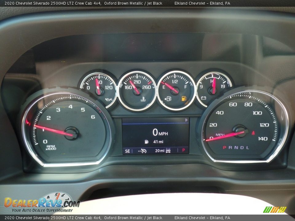 2020 Chevrolet Silverado 2500HD LTZ Crew Cab 4x4 Oxford Brown Metallic / Jet Black Photo #28