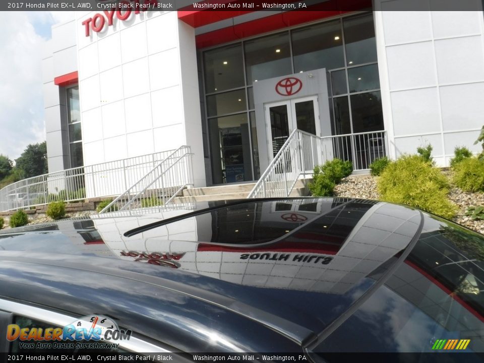 2017 Honda Pilot EX-L AWD Crystal Black Pearl / Black Photo #2