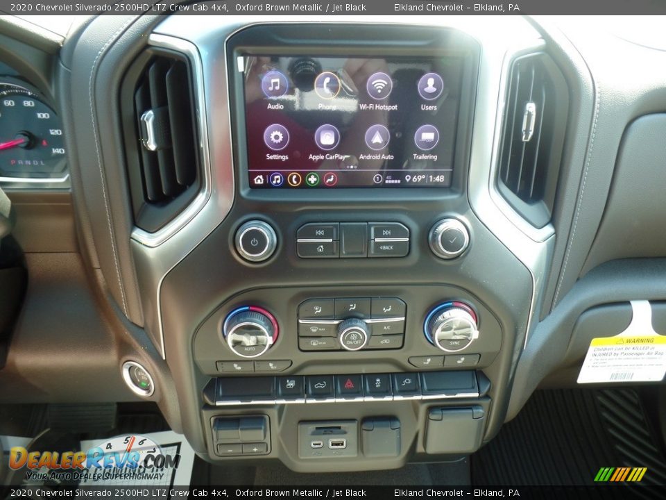 2020 Chevrolet Silverado 2500HD LTZ Crew Cab 4x4 Oxford Brown Metallic / Jet Black Photo #29