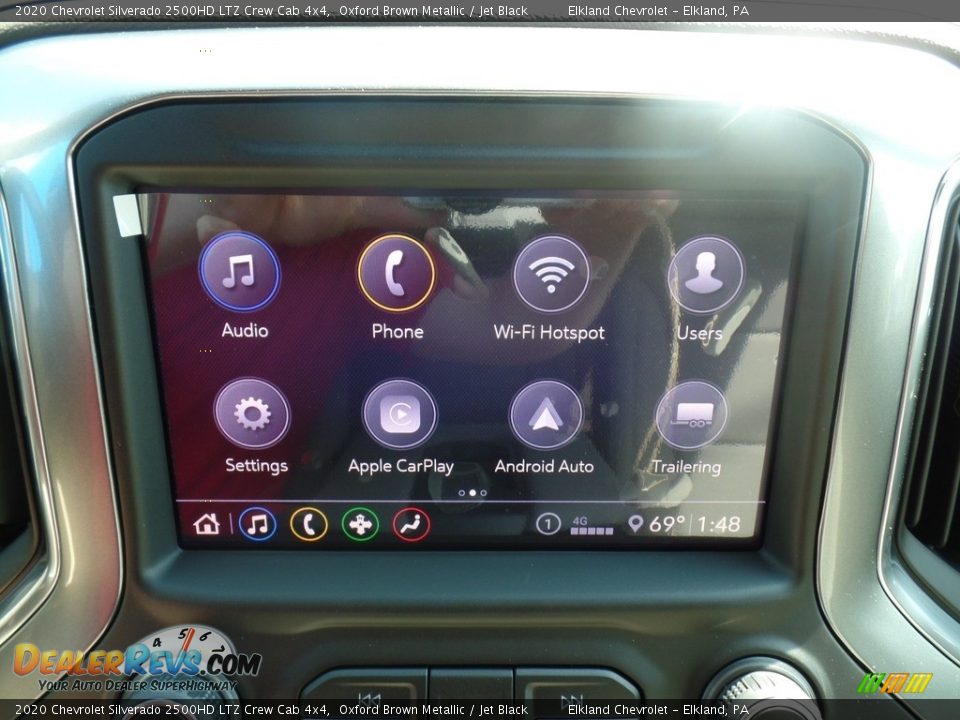 2020 Chevrolet Silverado 2500HD LTZ Crew Cab 4x4 Oxford Brown Metallic / Jet Black Photo #30