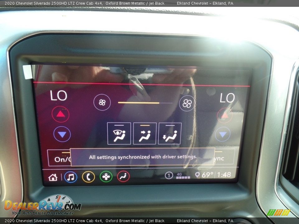 2020 Chevrolet Silverado 2500HD LTZ Crew Cab 4x4 Oxford Brown Metallic / Jet Black Photo #33