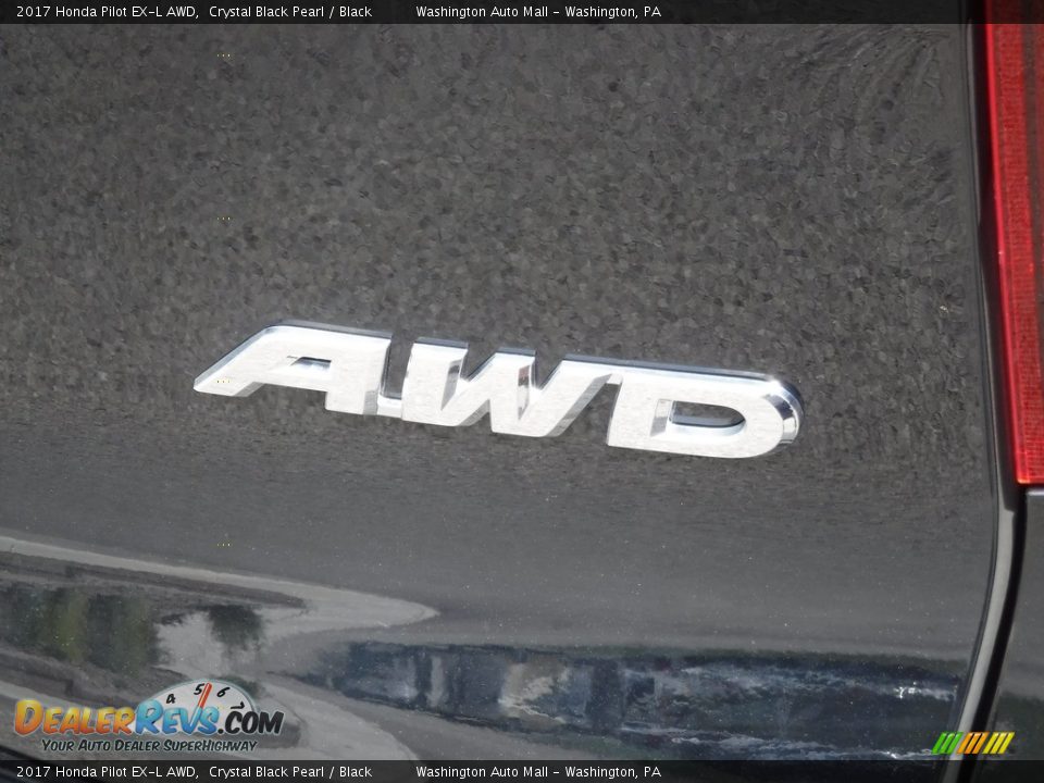 2017 Honda Pilot EX-L AWD Crystal Black Pearl / Black Photo #9