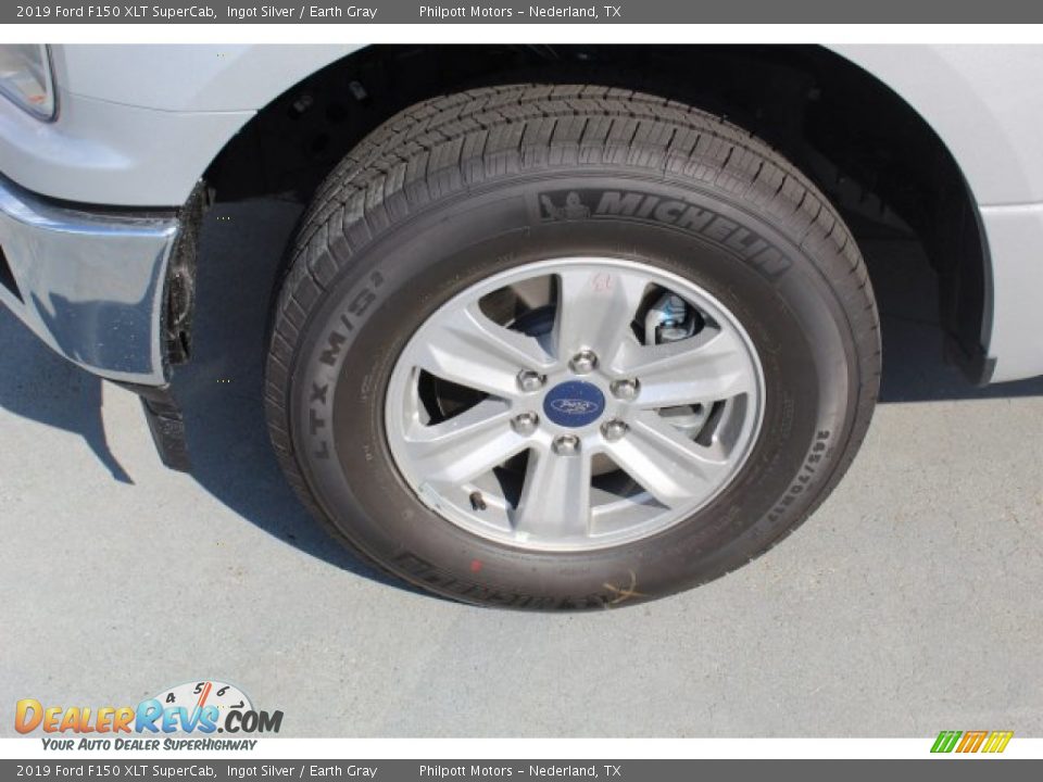 2019 Ford F150 XLT SuperCab Ingot Silver / Earth Gray Photo #5