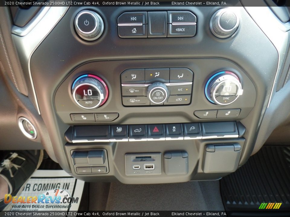 2020 Chevrolet Silverado 2500HD LTZ Crew Cab 4x4 Oxford Brown Metallic / Jet Black Photo #35
