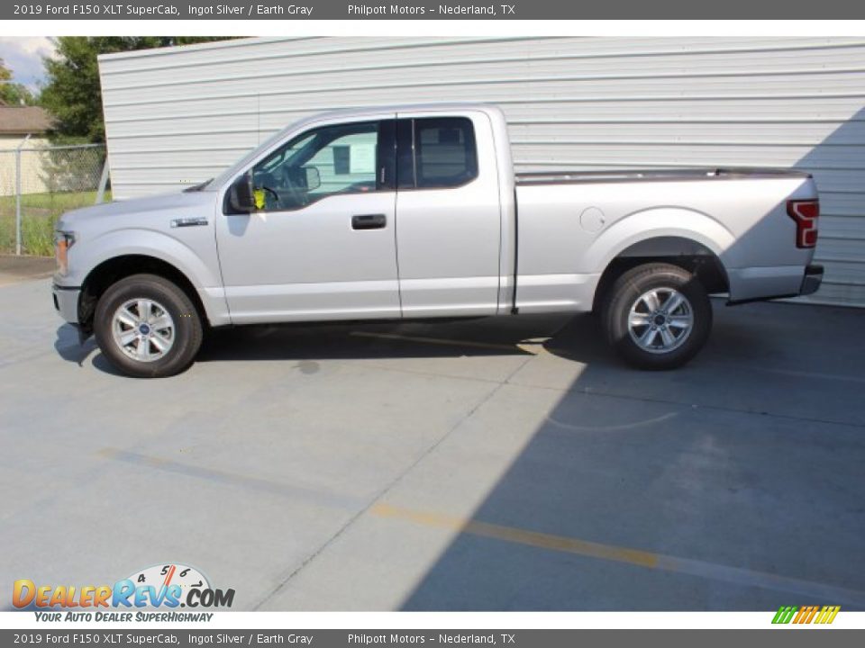 Ingot Silver 2019 Ford F150 XLT SuperCab Photo #6