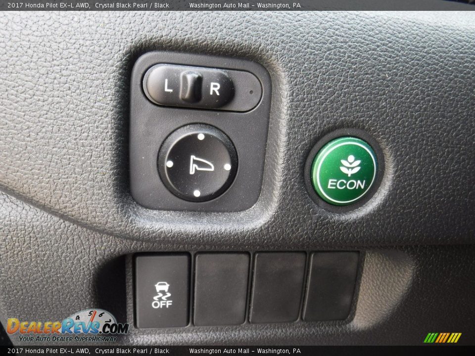 2017 Honda Pilot EX-L AWD Crystal Black Pearl / Black Photo #14