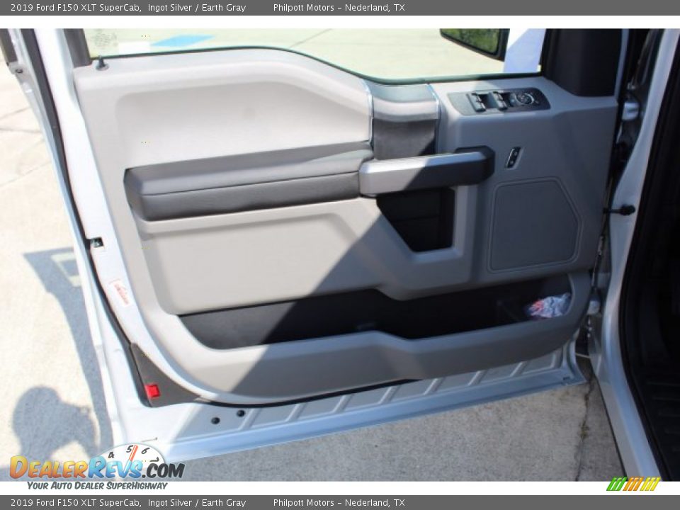 2019 Ford F150 XLT SuperCab Ingot Silver / Earth Gray Photo #10