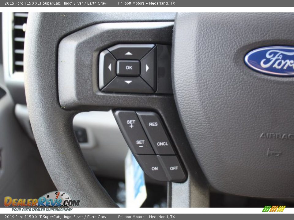 2019 Ford F150 XLT SuperCab Steering Wheel Photo #12