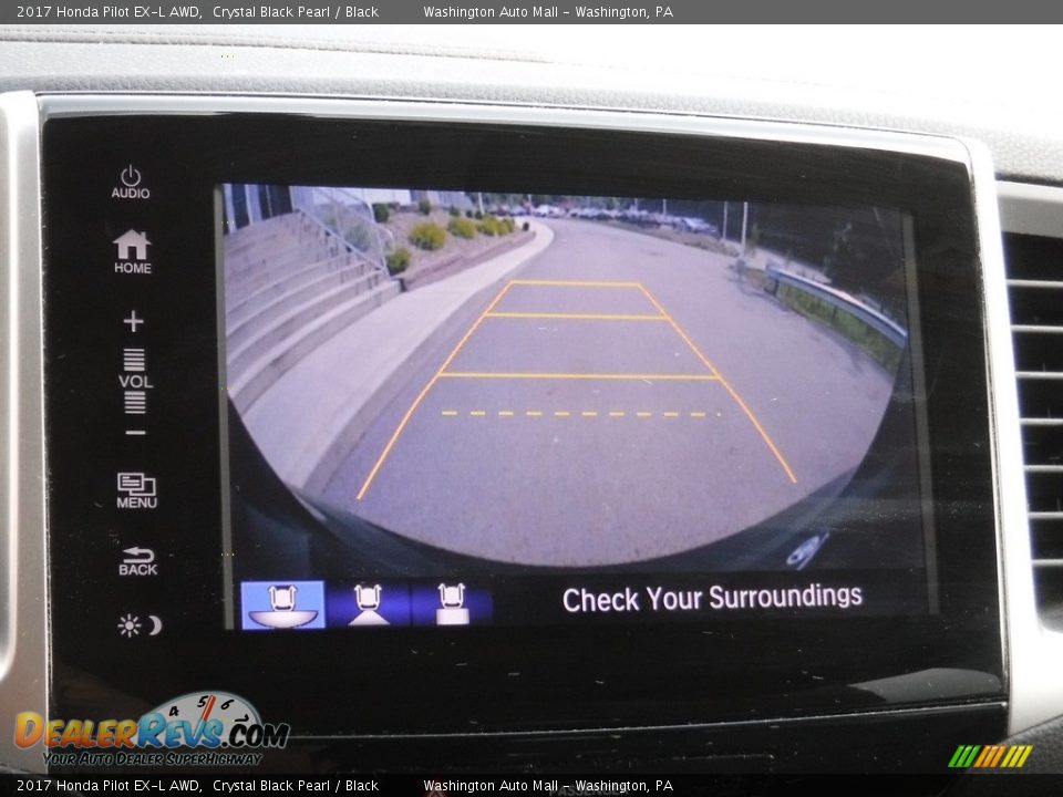 2017 Honda Pilot EX-L AWD Crystal Black Pearl / Black Photo #17