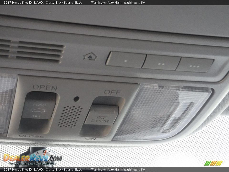 2017 Honda Pilot EX-L AWD Crystal Black Pearl / Black Photo #19