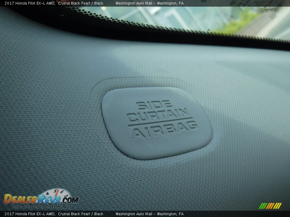 2017 Honda Pilot EX-L AWD Crystal Black Pearl / Black Photo #20