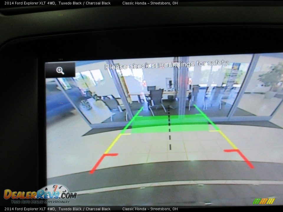 2014 Ford Explorer XLT 4WD Tuxedo Black / Charcoal Black Photo #24