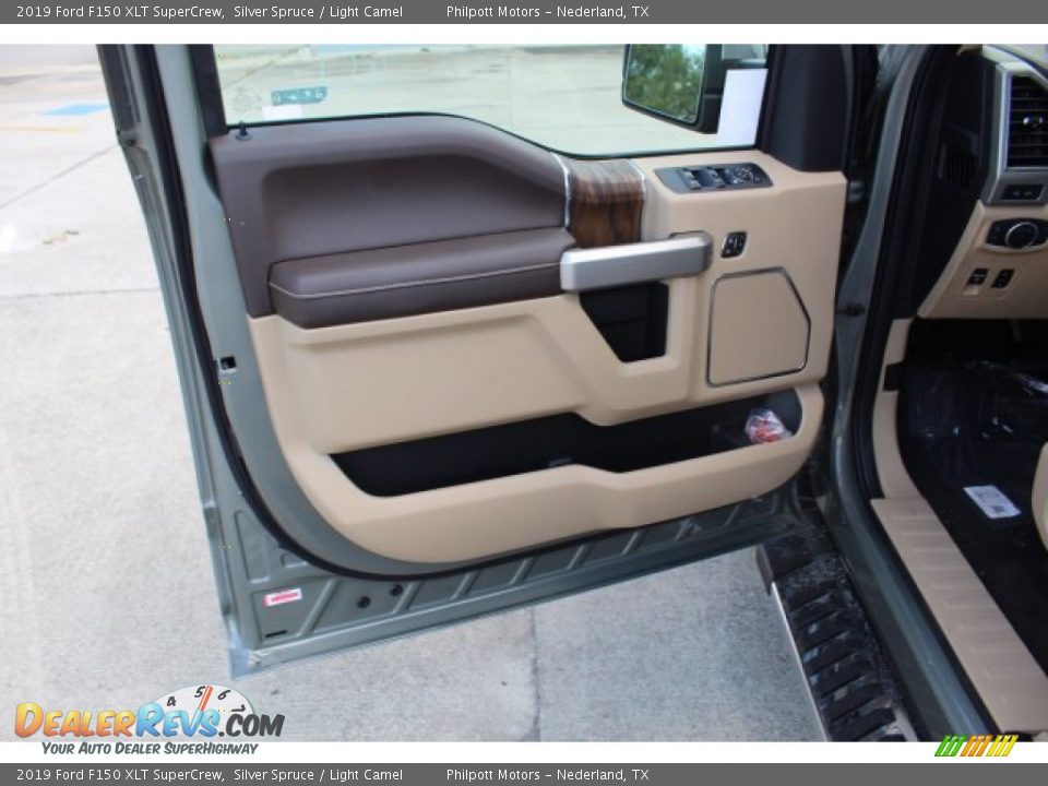 2019 Ford F150 XLT SuperCrew Silver Spruce / Light Camel Photo #10