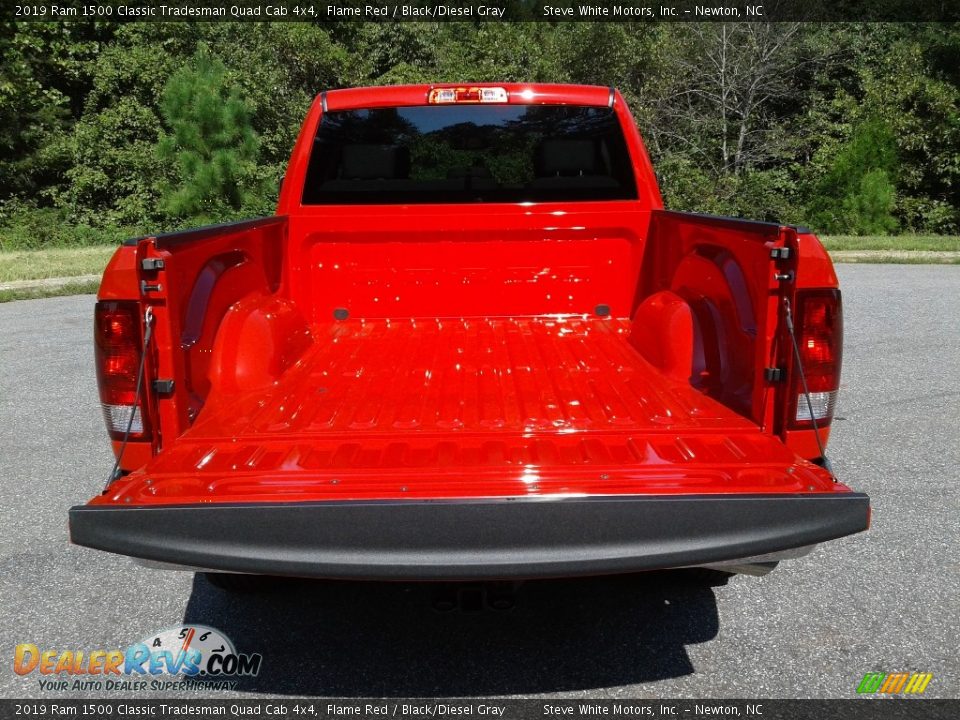 2019 Ram 1500 Classic Tradesman Quad Cab 4x4 Flame Red / Black/Diesel Gray Photo #12