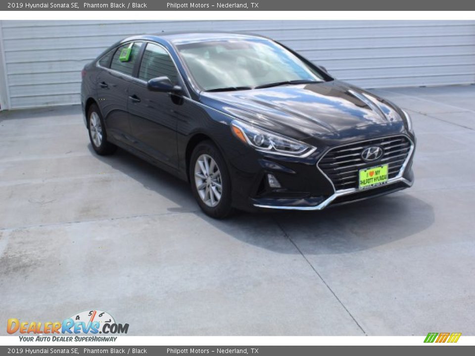 2019 Hyundai Sonata SE Phantom Black / Black Photo #2