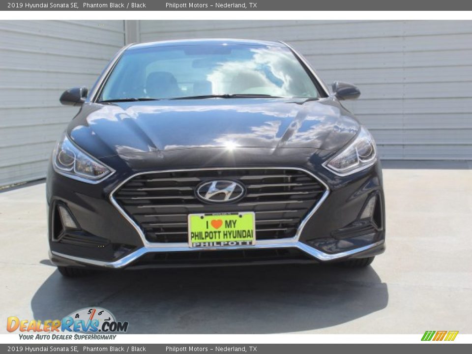 2019 Hyundai Sonata SE Phantom Black / Black Photo #3
