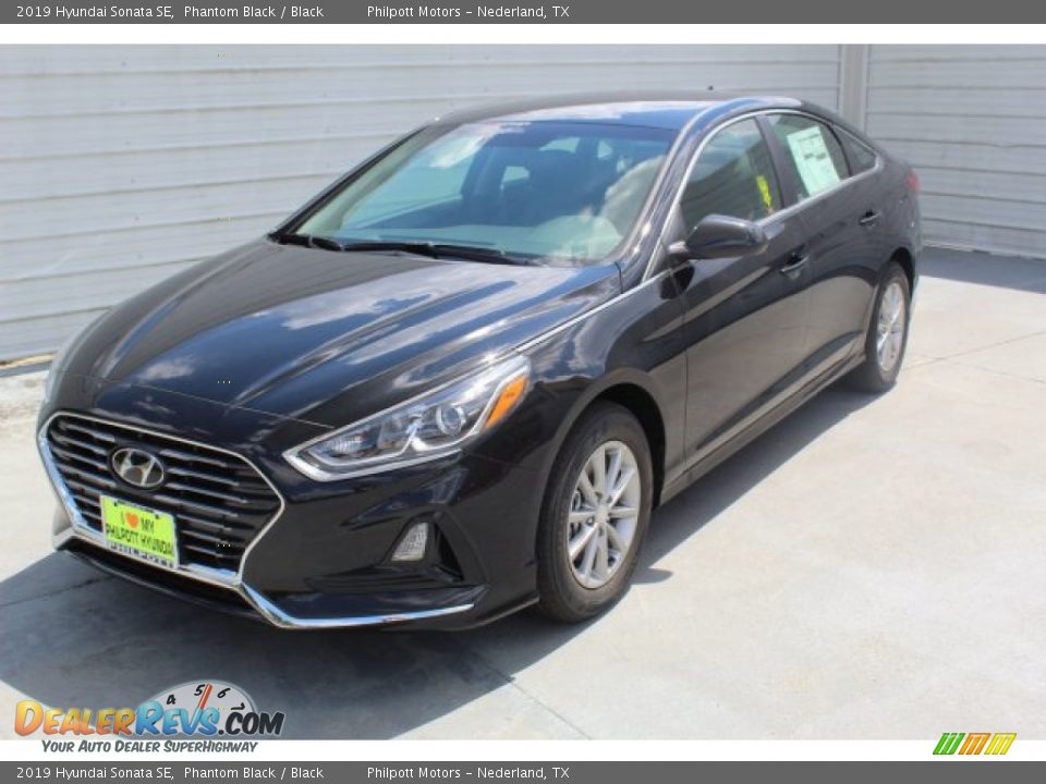 2019 Hyundai Sonata SE Phantom Black / Black Photo #4