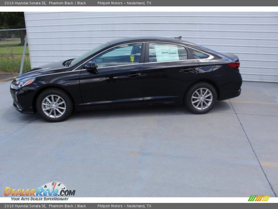 2019 Hyundai Sonata SE Phantom Black / Black Photo #6