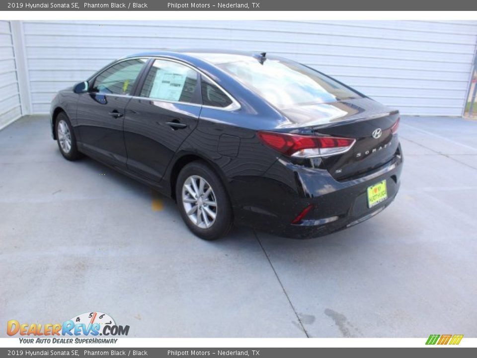 2019 Hyundai Sonata SE Phantom Black / Black Photo #7
