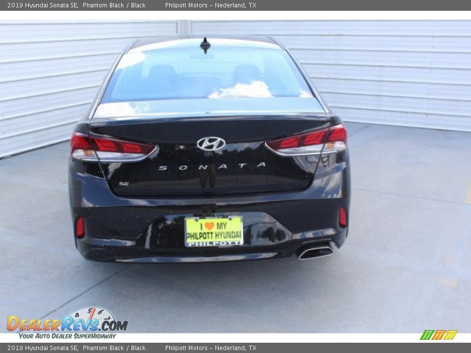 2019 Hyundai Sonata SE Phantom Black / Black Photo #8
