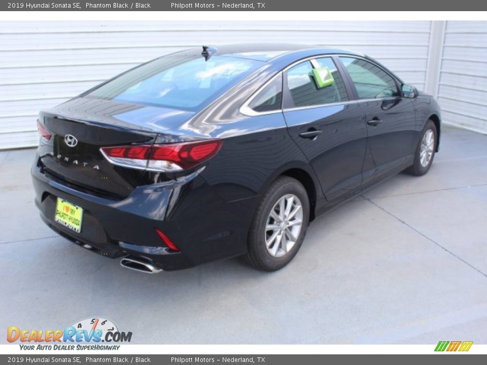 2019 Hyundai Sonata SE Phantom Black / Black Photo #9