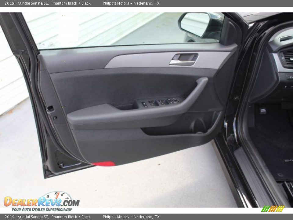 2019 Hyundai Sonata SE Phantom Black / Black Photo #10