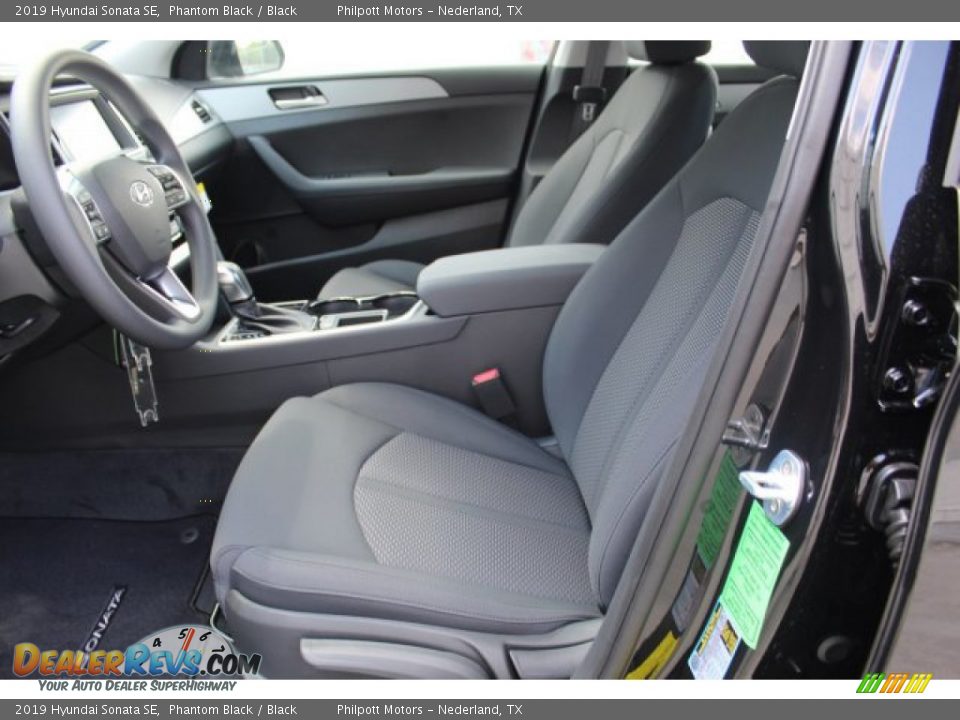 2019 Hyundai Sonata SE Phantom Black / Black Photo #11