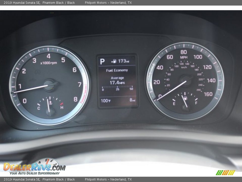 2019 Hyundai Sonata SE Phantom Black / Black Photo #14