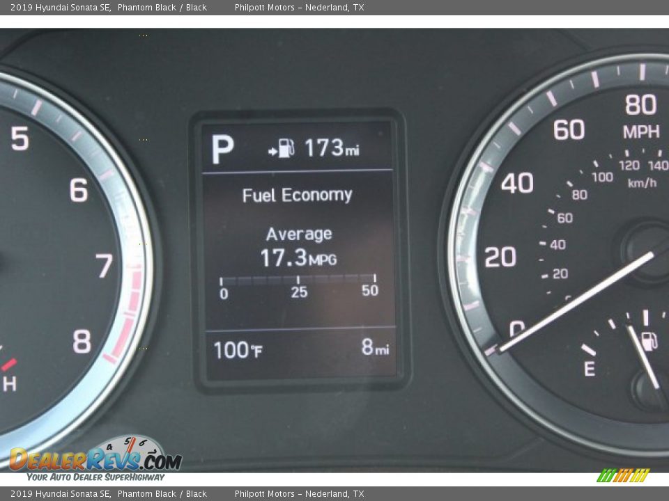 2019 Hyundai Sonata SE Phantom Black / Black Photo #15
