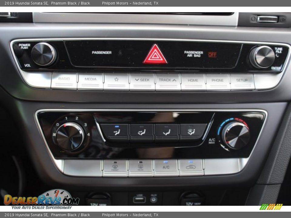 2019 Hyundai Sonata SE Phantom Black / Black Photo #17
