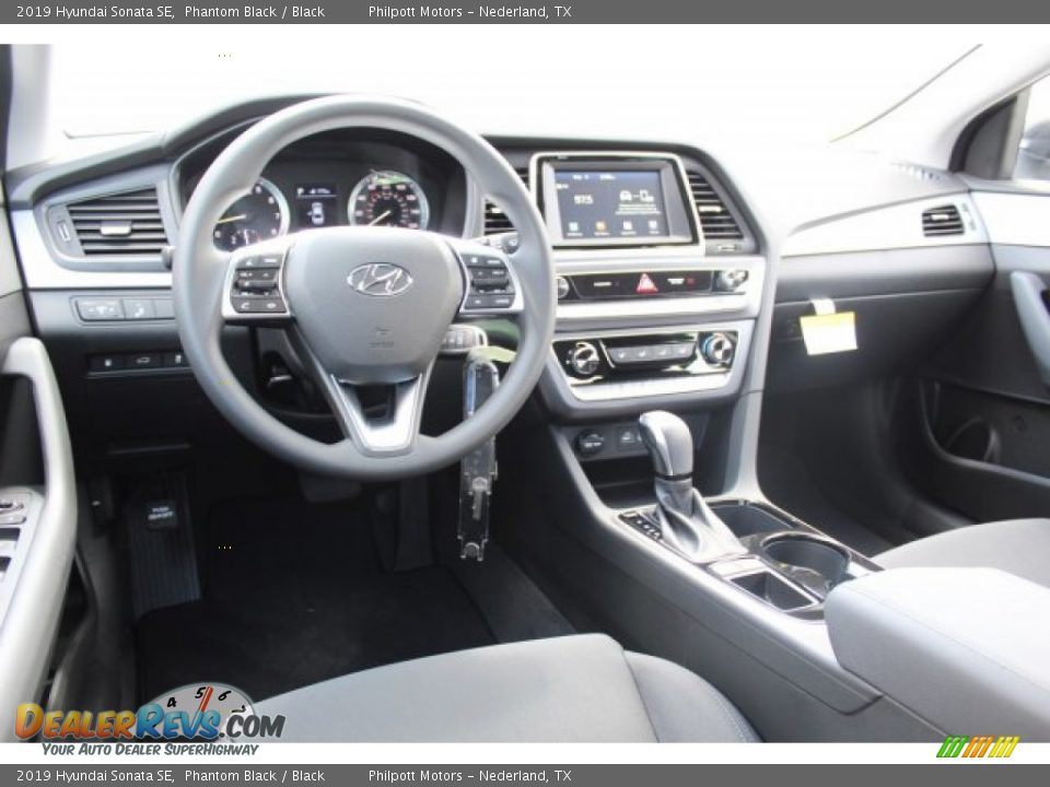 2019 Hyundai Sonata SE Phantom Black / Black Photo #21