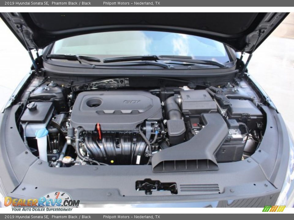 2019 Hyundai Sonata SE Phantom Black / Black Photo #24