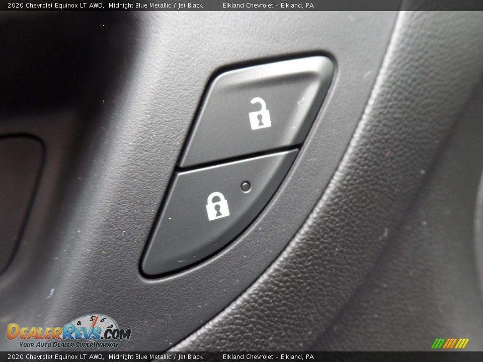 2020 Chevrolet Equinox LT AWD Midnight Blue Metallic / Jet Black Photo #21