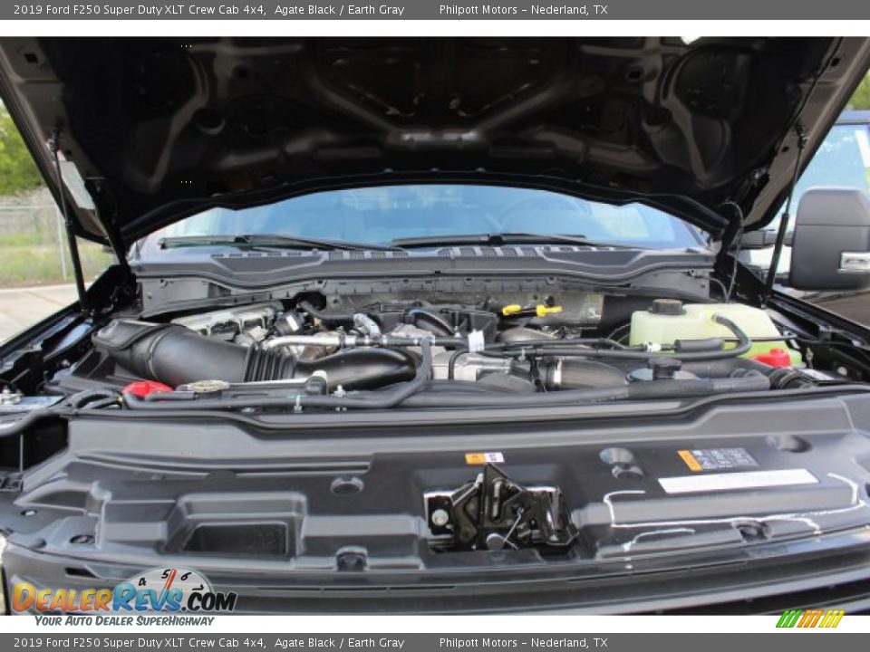 2019 Ford F250 Super Duty XLT Crew Cab 4x4 Agate Black / Earth Gray Photo #23