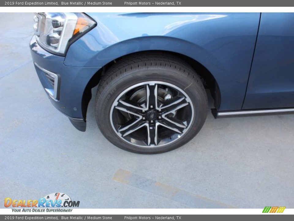 2019 Ford Expedition Limited Blue Metallic / Medium Stone Photo #5