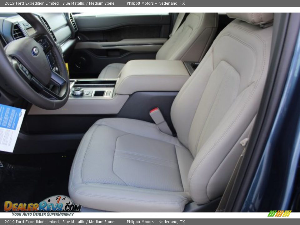 2019 Ford Expedition Limited Blue Metallic / Medium Stone Photo #11