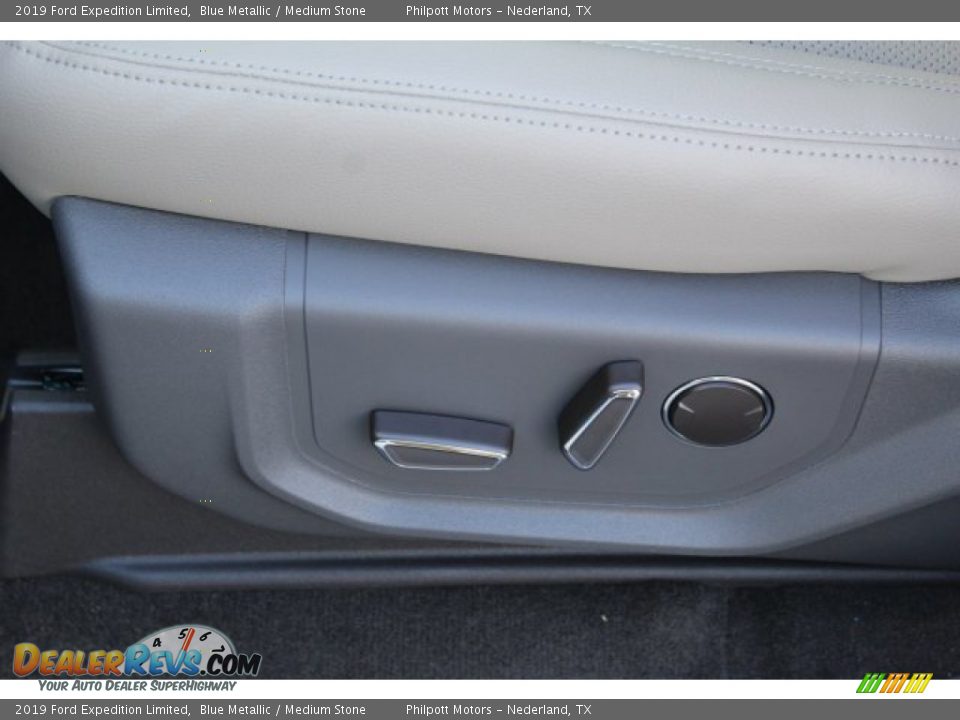 2019 Ford Expedition Limited Blue Metallic / Medium Stone Photo #12