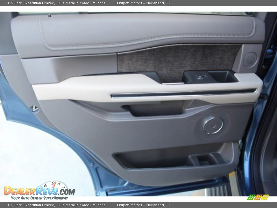 2019 Ford Expedition Limited Blue Metallic / Medium Stone Photo #21
