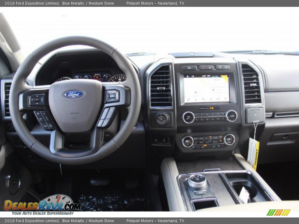 2019 Ford Expedition Limited Blue Metallic / Medium Stone Photo #23
